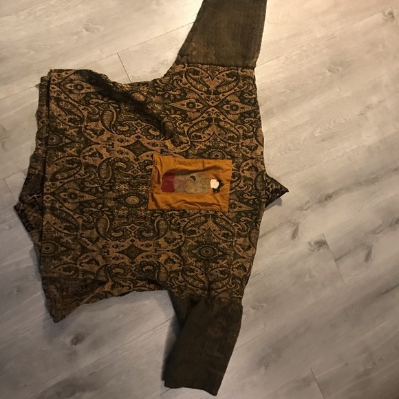 Vintage Oversized Kimono Coat - Picture 4 of 6